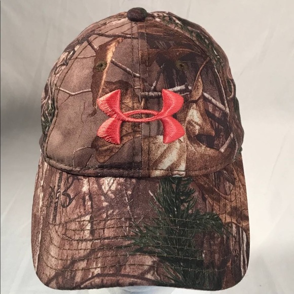Women’s Under Armour Logo Camo Pattern Hat One Size - Picture 6 of 8